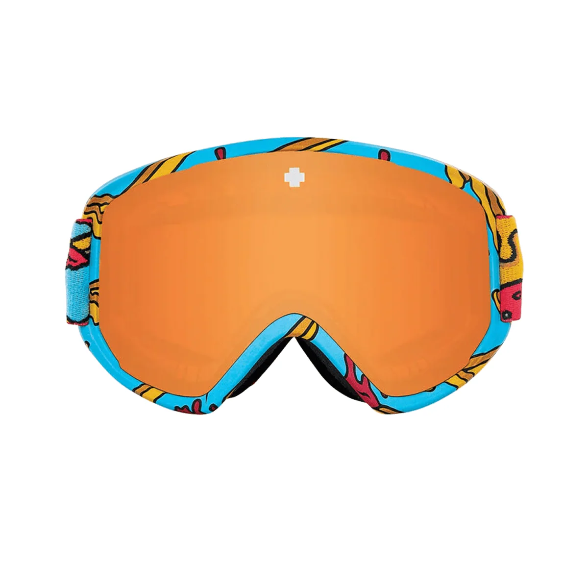Spy Crusher Elite Jr. Goggles Pizza Vs. French Fries/LL Persimmon - Image 3