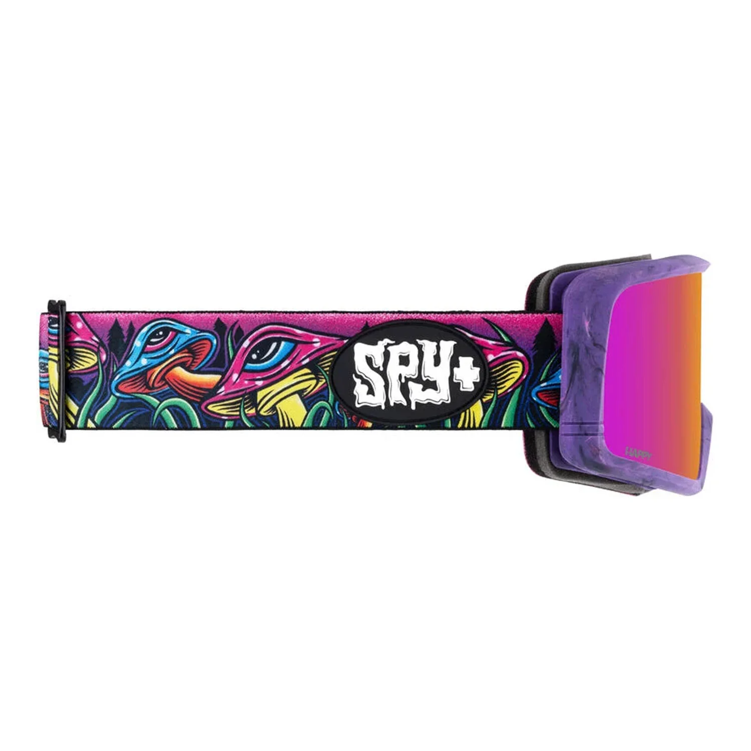 Spy Megalith Goggles Trippy Threads/Happy ML Rose Pink Mirror + Happy LL Yellow - Image 2