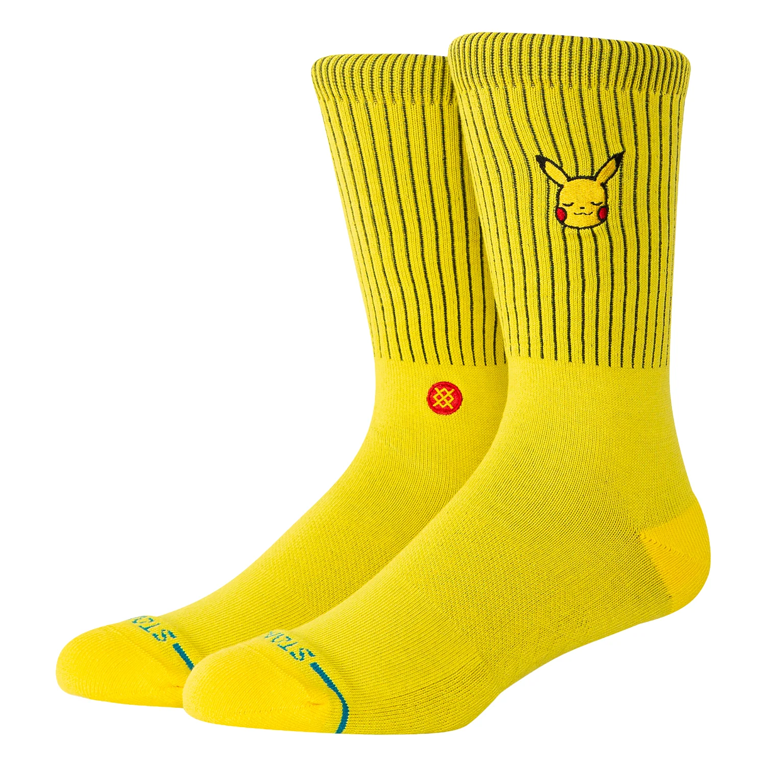 Stance BRPA Pikachu Crew Sock Yellow