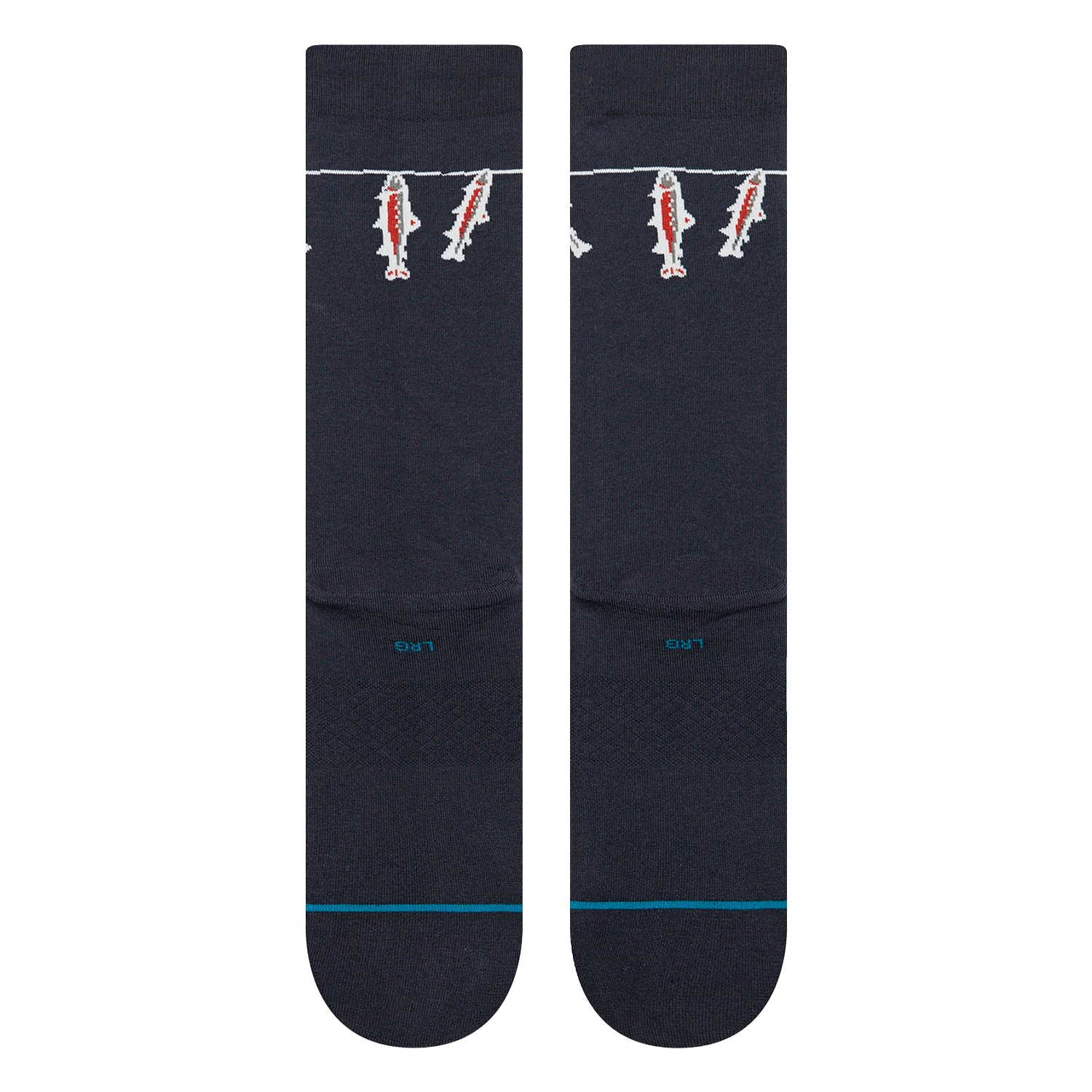 Stance Gone Fishin Crew Sock Navy - Image 2