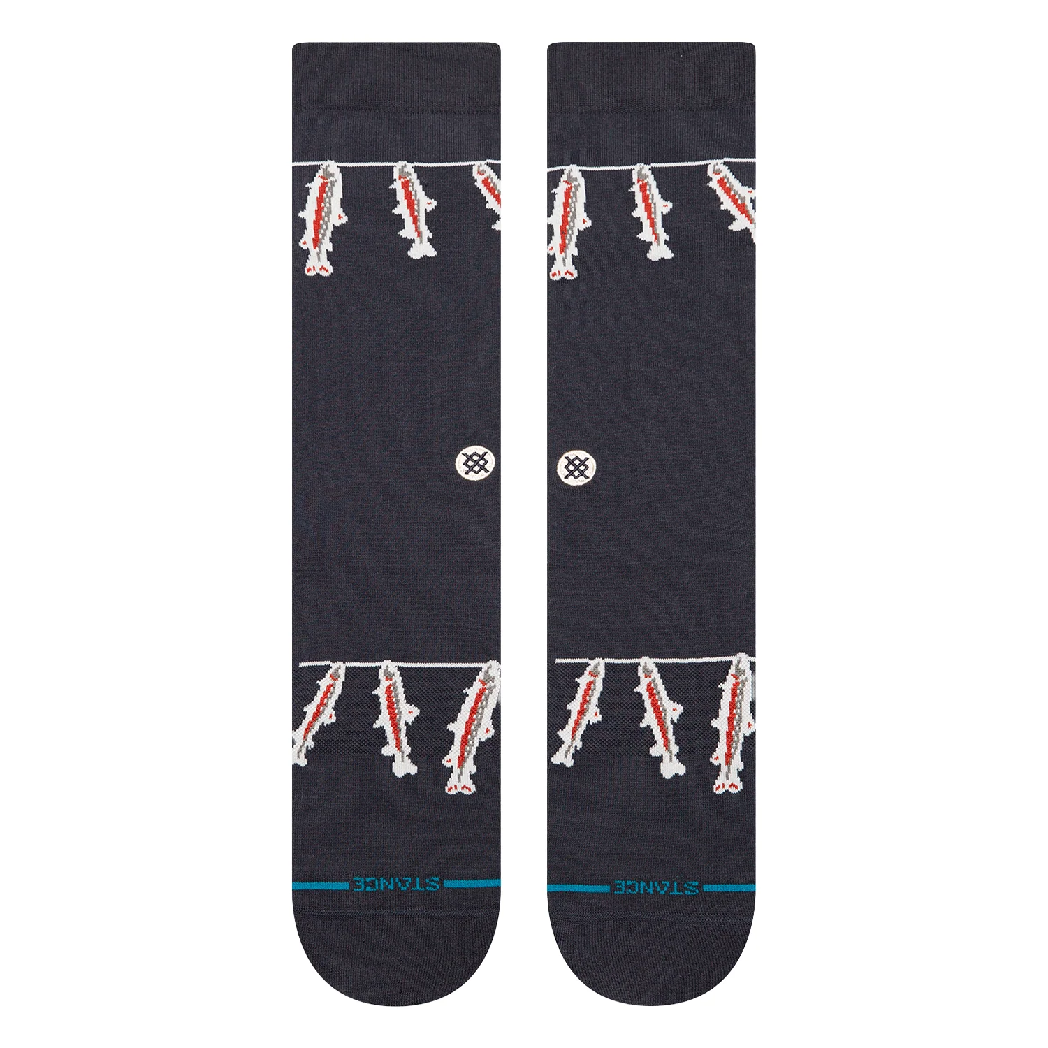 Stance Gone Fishin Crew Sock Navy - Image 3