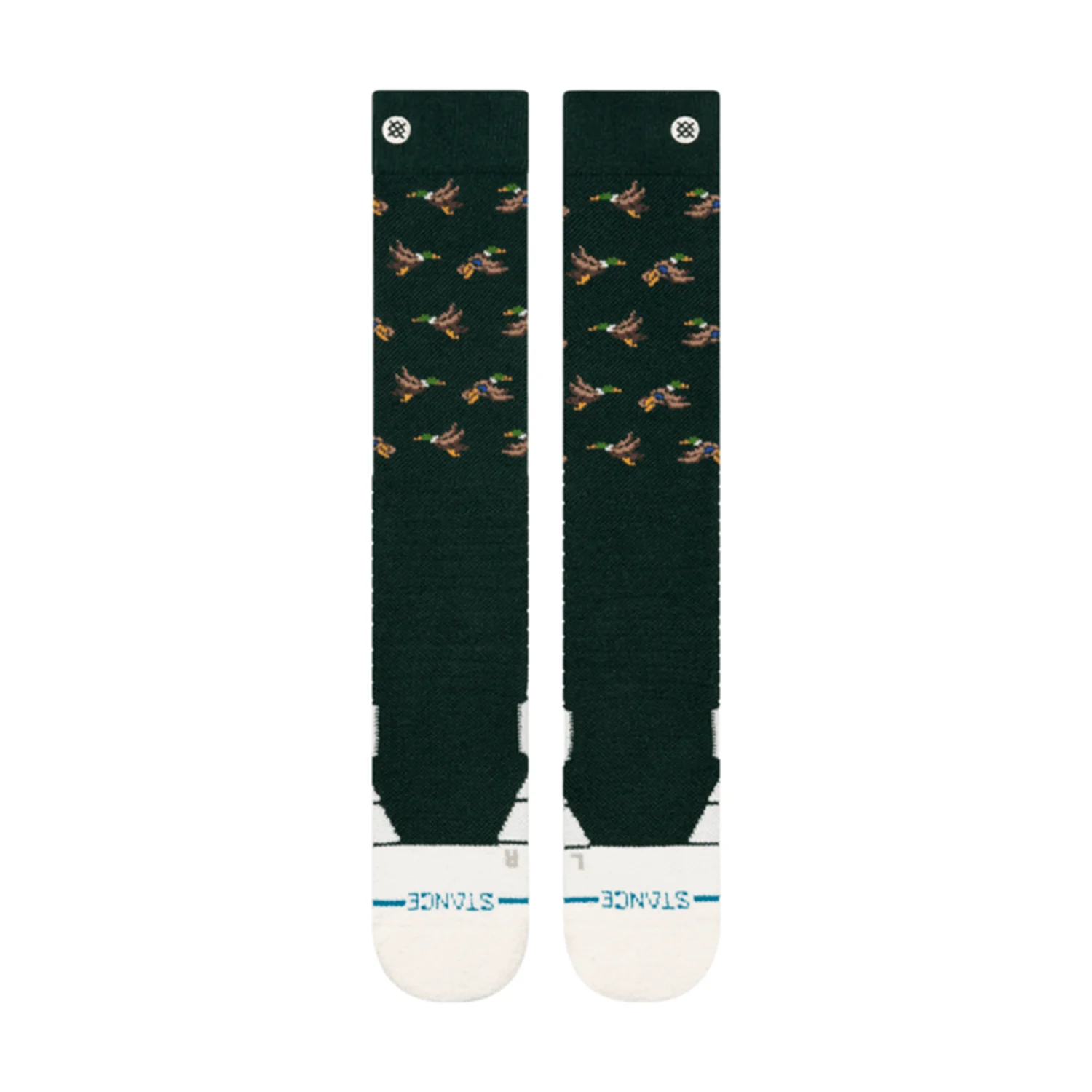 Stance Huntin Mid Poly Sock Pine - Image 2