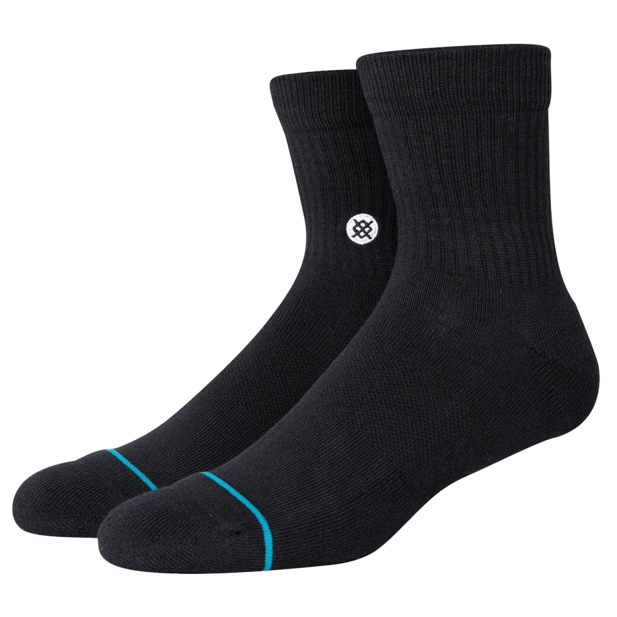 Stance Icon Quarter 3 Pack Sock Black - Image 2