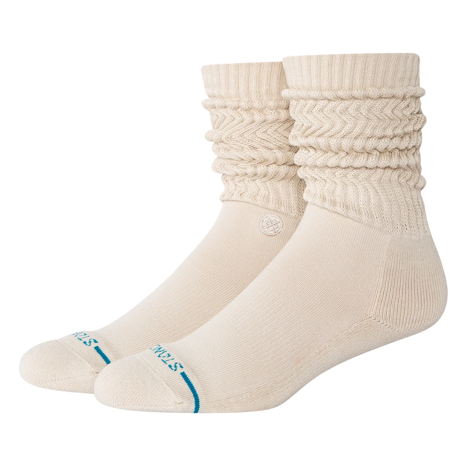 Stance Icon Slouch Crew Sock Oatmeal - Image 2