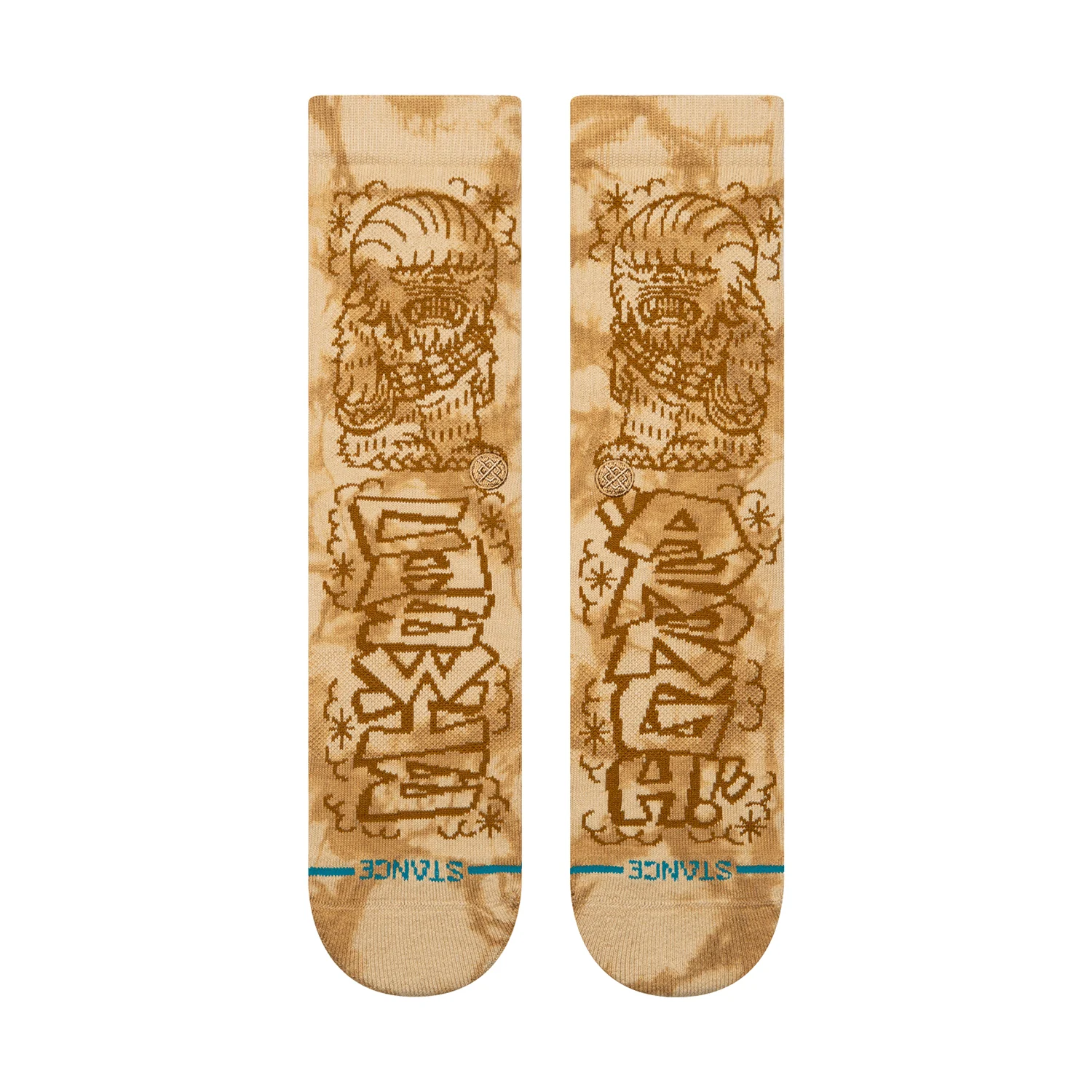 Stance Lucasfilm DJ Chewie Crew Sock Sand - Image 2
