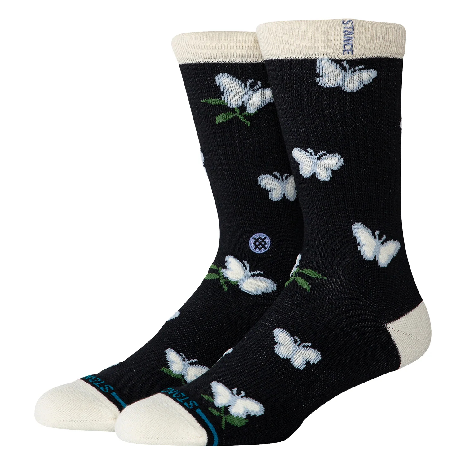 Stance Meadows Crew Sock Black - Image 2