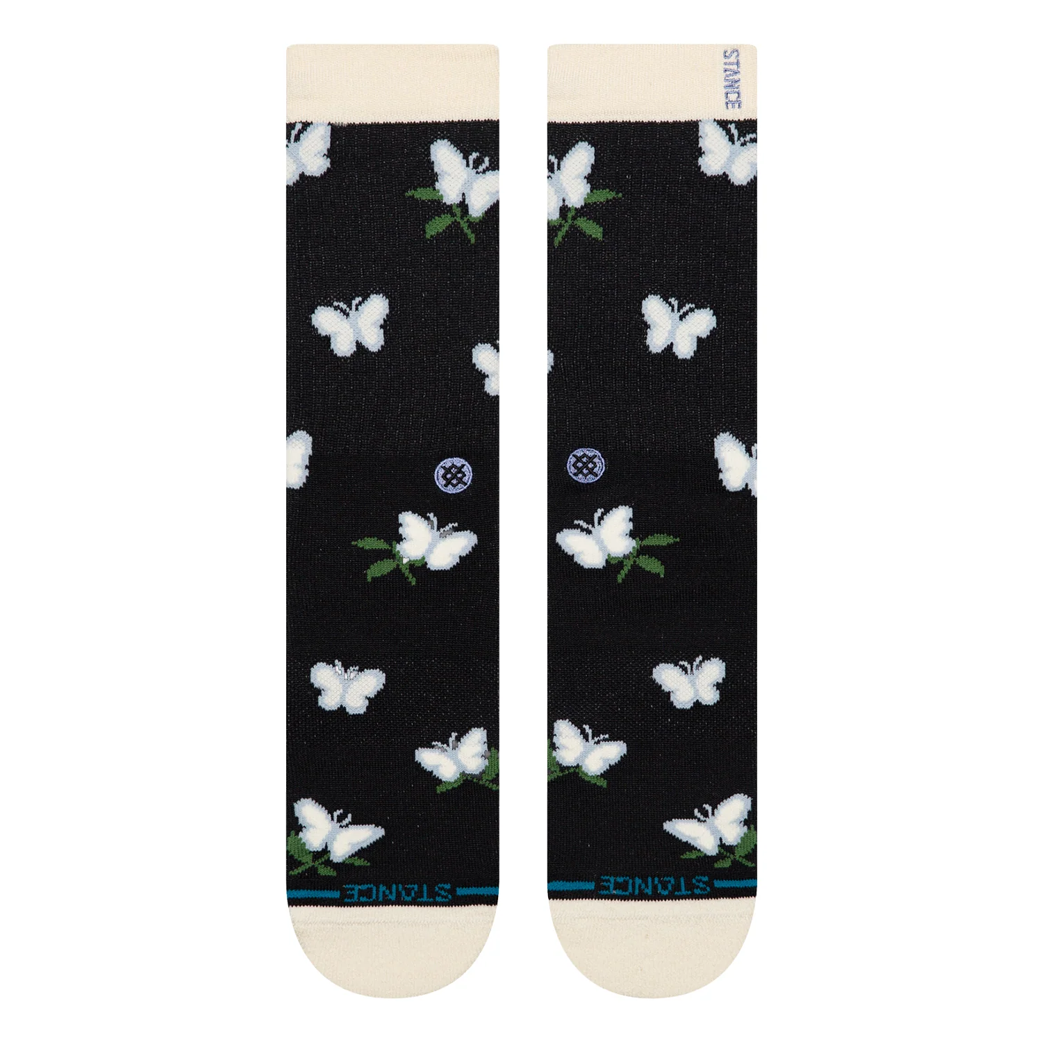 Stance Meadows Crew Sock Black - Image 3