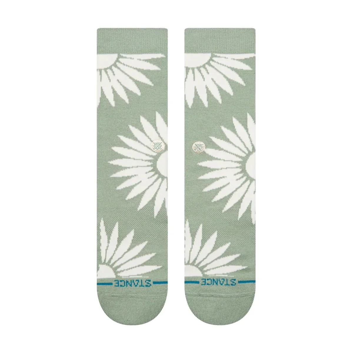 Stance Radial Burst Crew Sock Seagreen - Image 2