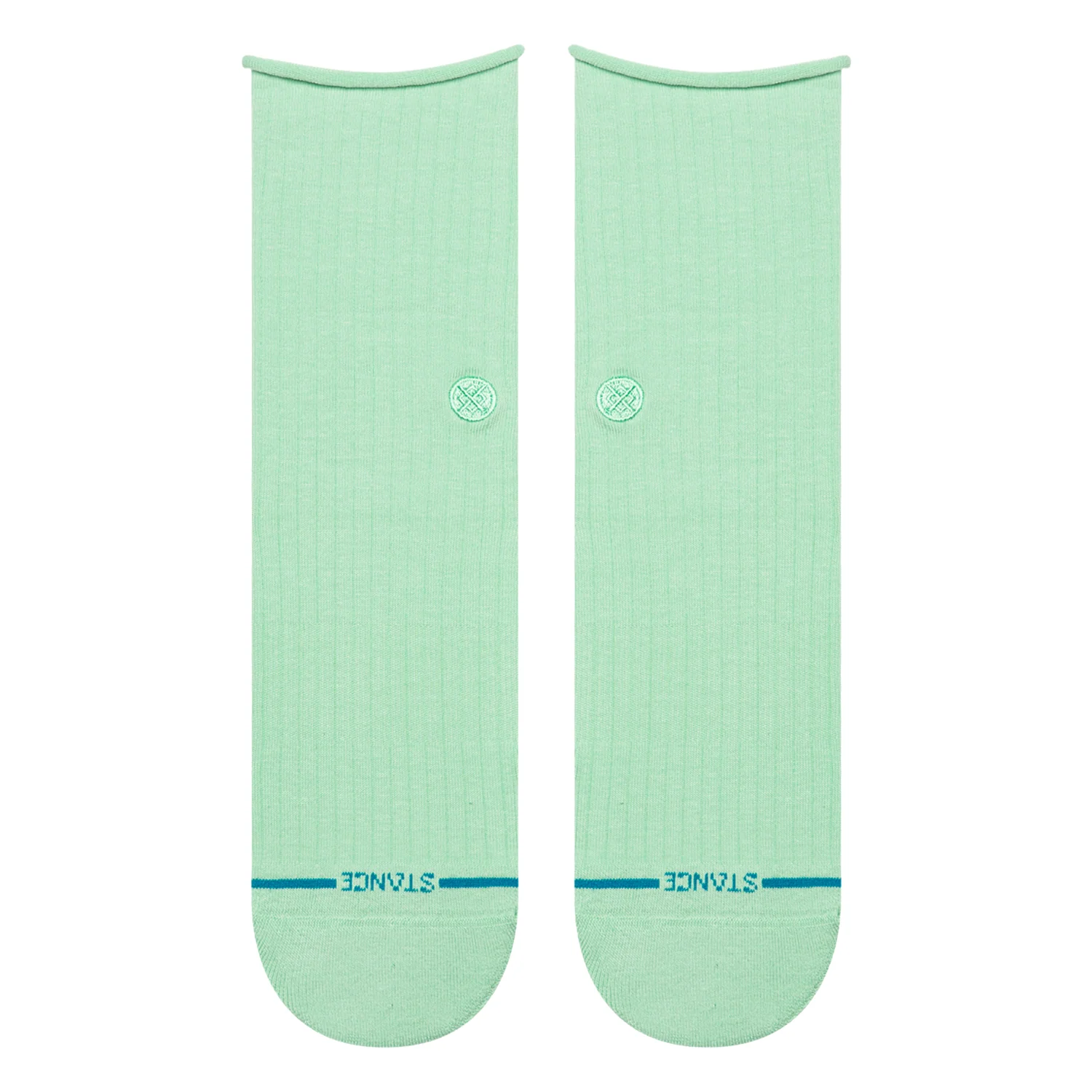 Stance Rolled Cuff Qtr Sock Jade - Image 3