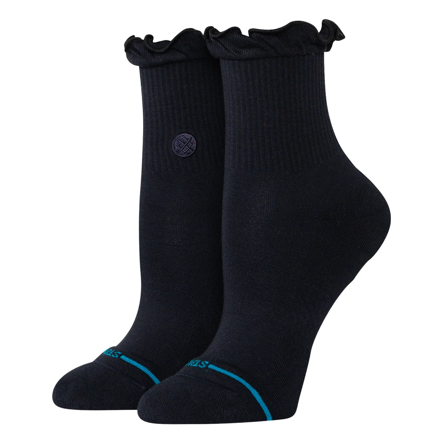 Stance Ruffle Icon Qtr Sock Black - Image 2
