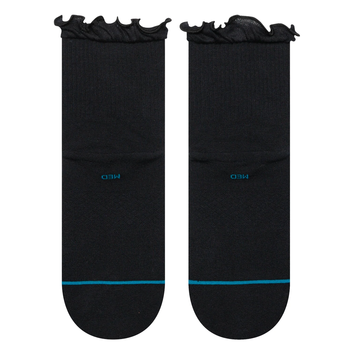Stance Ruffle Icon Qtr Sock Black - Image 4