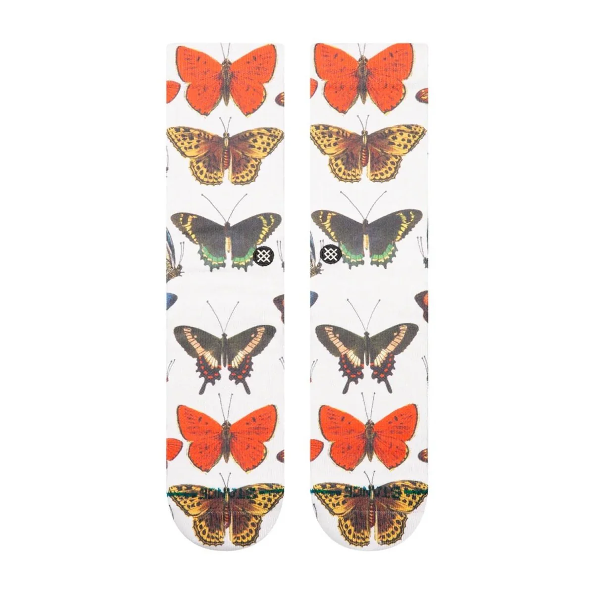 Stance Women's Flutterby Crew Sock Canvas - Image 2