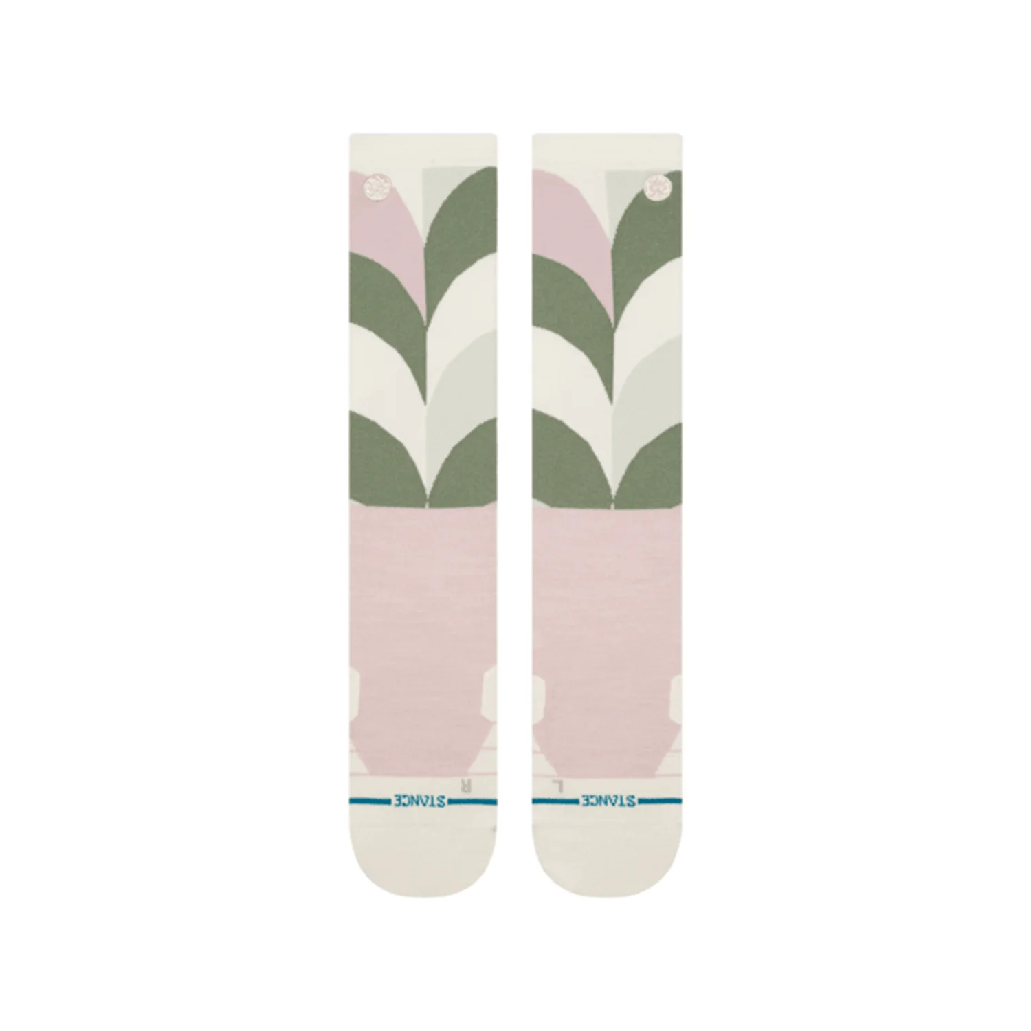 Stance Women's Geo Petals Ultralight Sock Lilac - Image 2