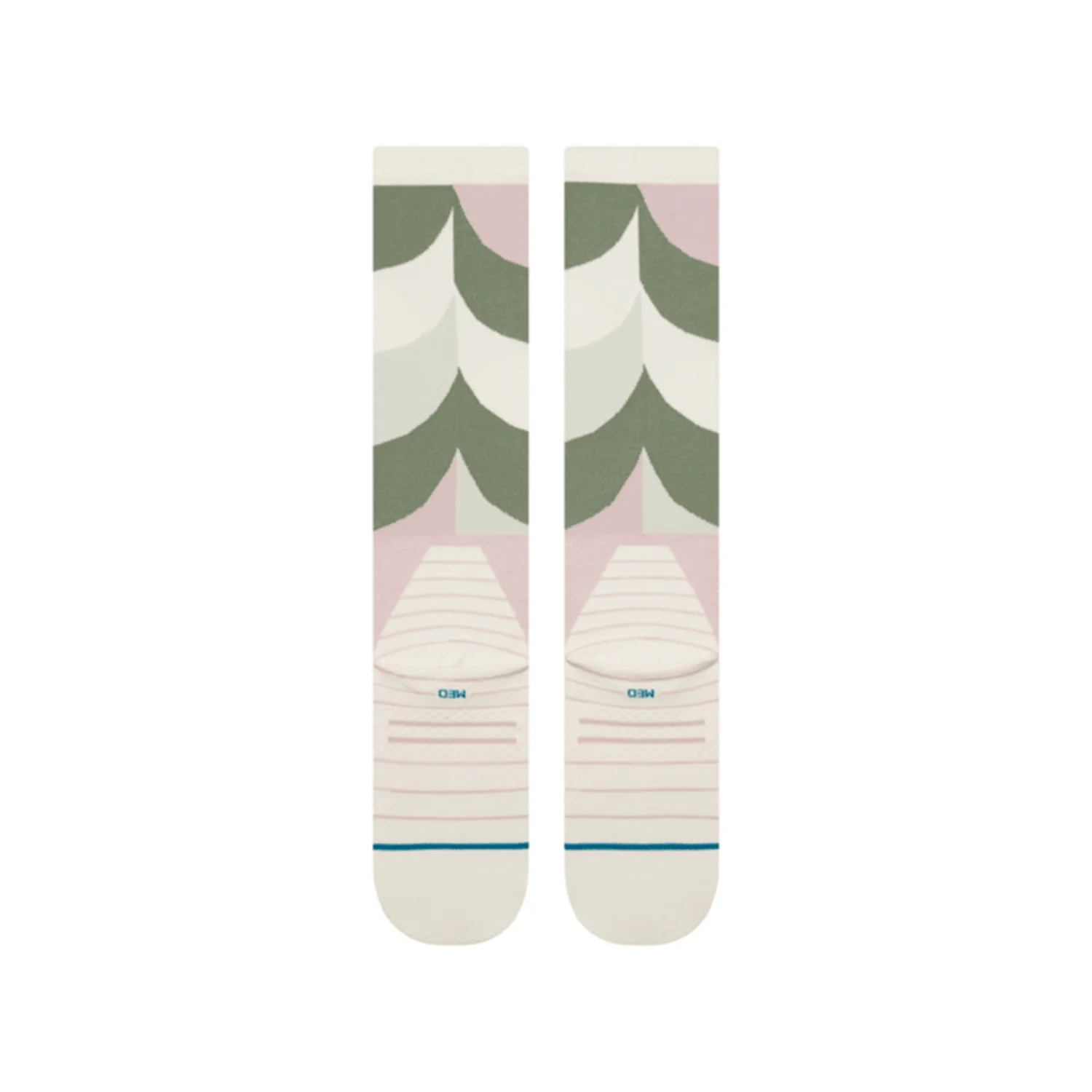 Stance Women's Geo Petals Ultralight Sock Lilac - Image 3