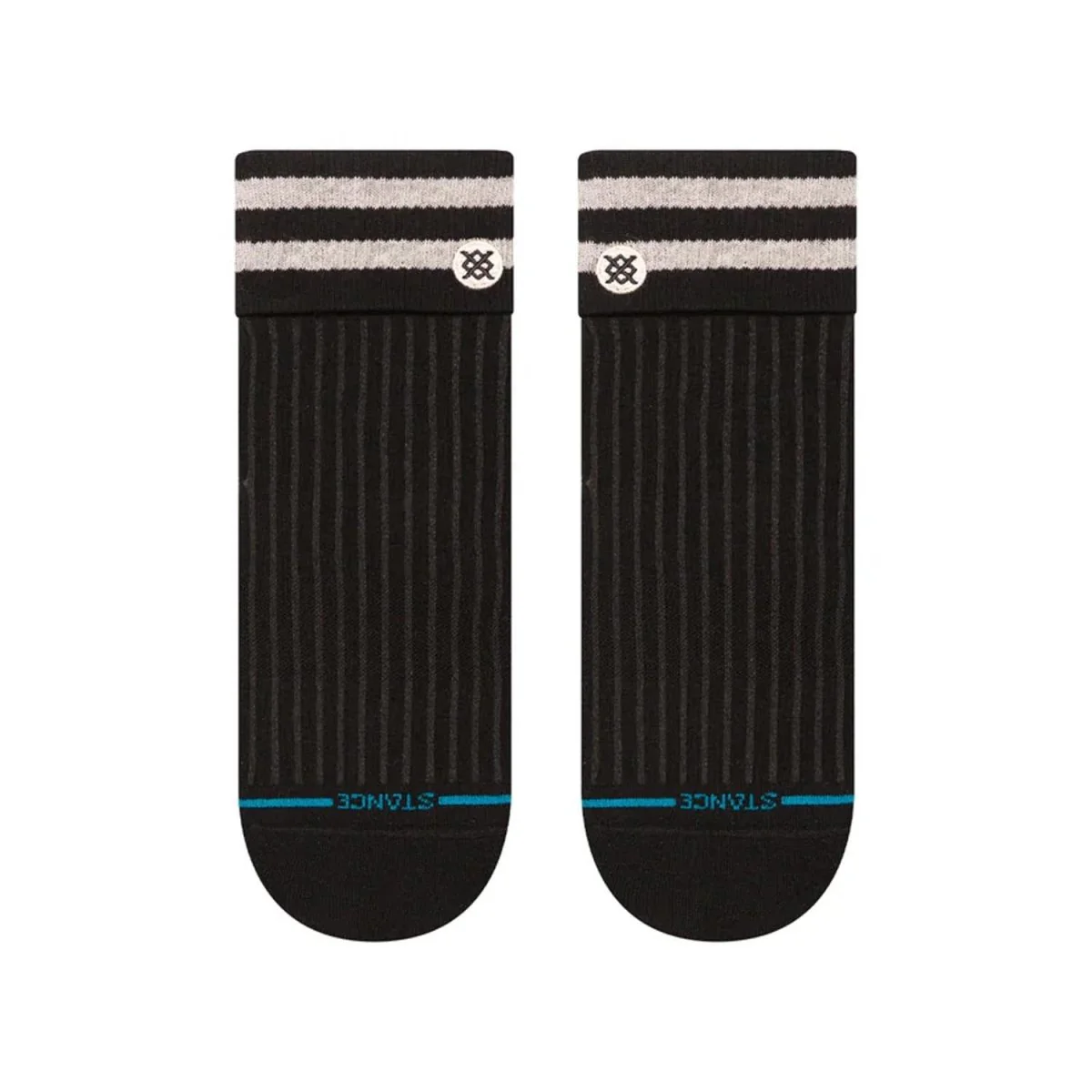 Stance Women's Roll Cuff Quarter Sock Black - Image 2