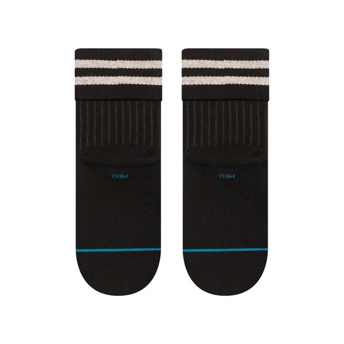 Stance Women's Roll Cuff Quarter Sock Black - Image 3