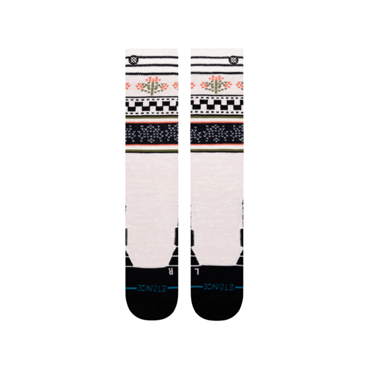 Stance Women's Winter Bloom Mid Crew Sock Lilac - Image 2