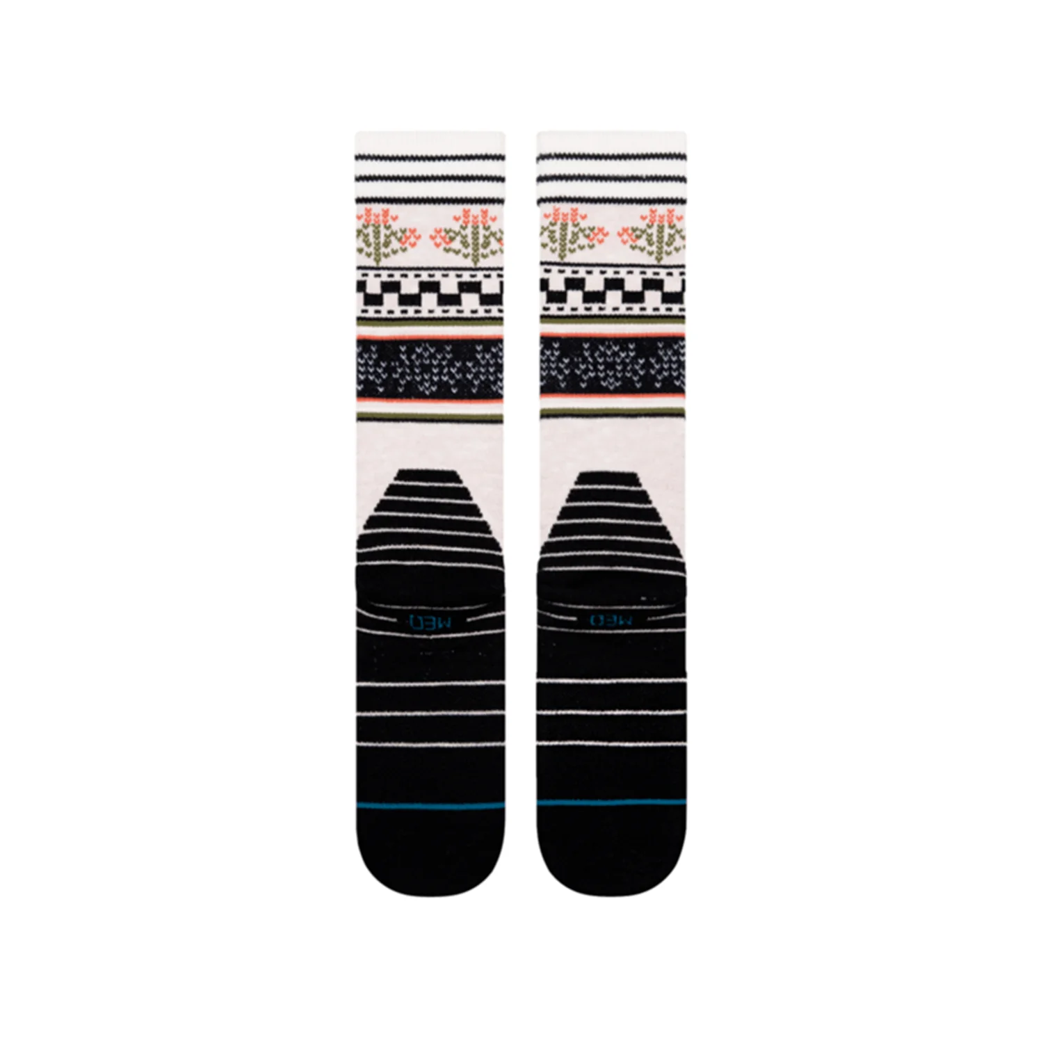 Stance Women's Winter Bloom Mid Crew Sock Lilac - Image 3