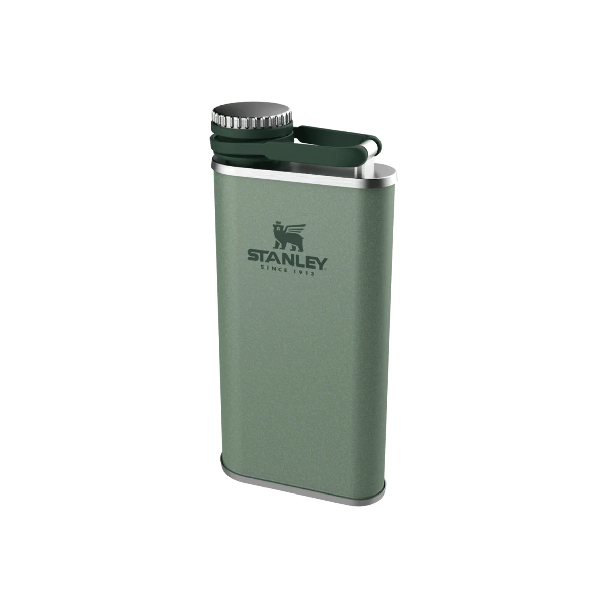 Stanley The Easy Fill 8oz. Flask Hammertone Green - Image 2
