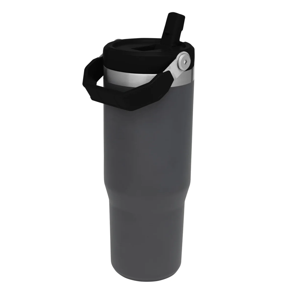 Stanley The IceFlow Flip Straw 30oz Tumbler Charcoal - Image 2