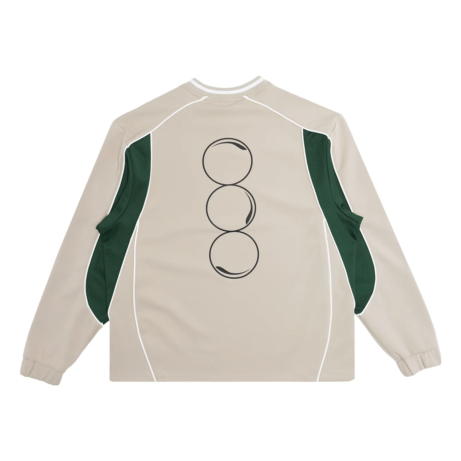 Students Men's Exhibition Track Popover Jacket Sand - Image 2
