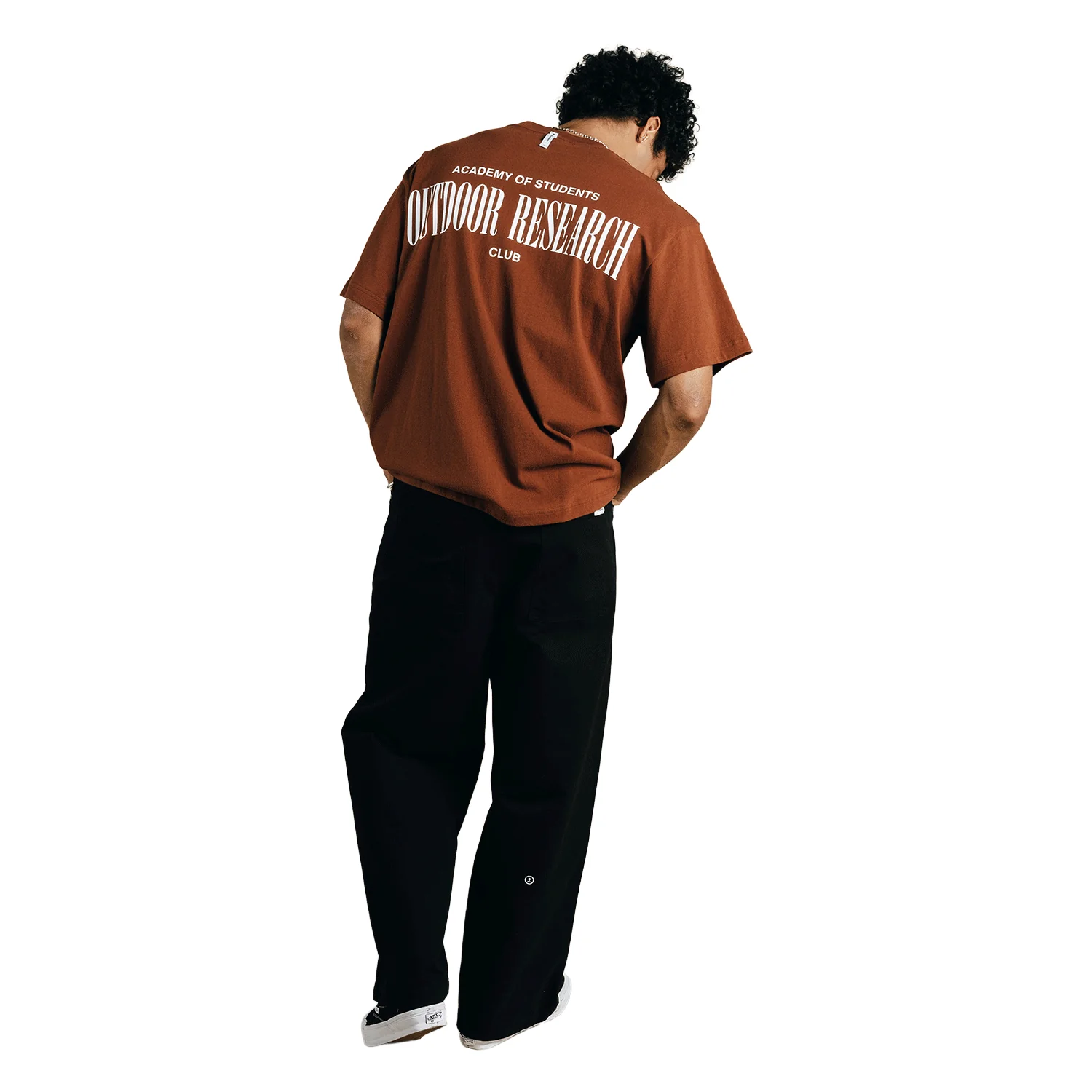 Students Men's Outdoor Research Club T Shirt Brown - Image 4
