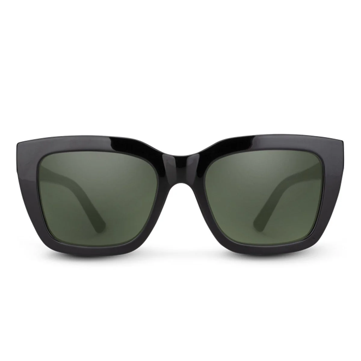 Suncloud Marion Sunglasses Black/Polarized Gray Green - Image 2