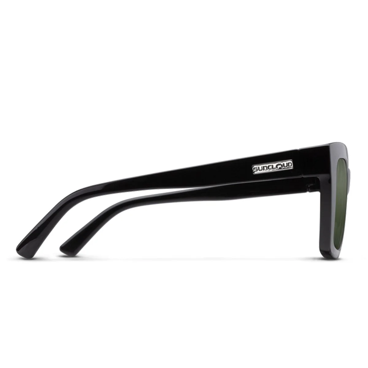Suncloud Marion Sunglasses Black/Polarized Gray Green - Image 3