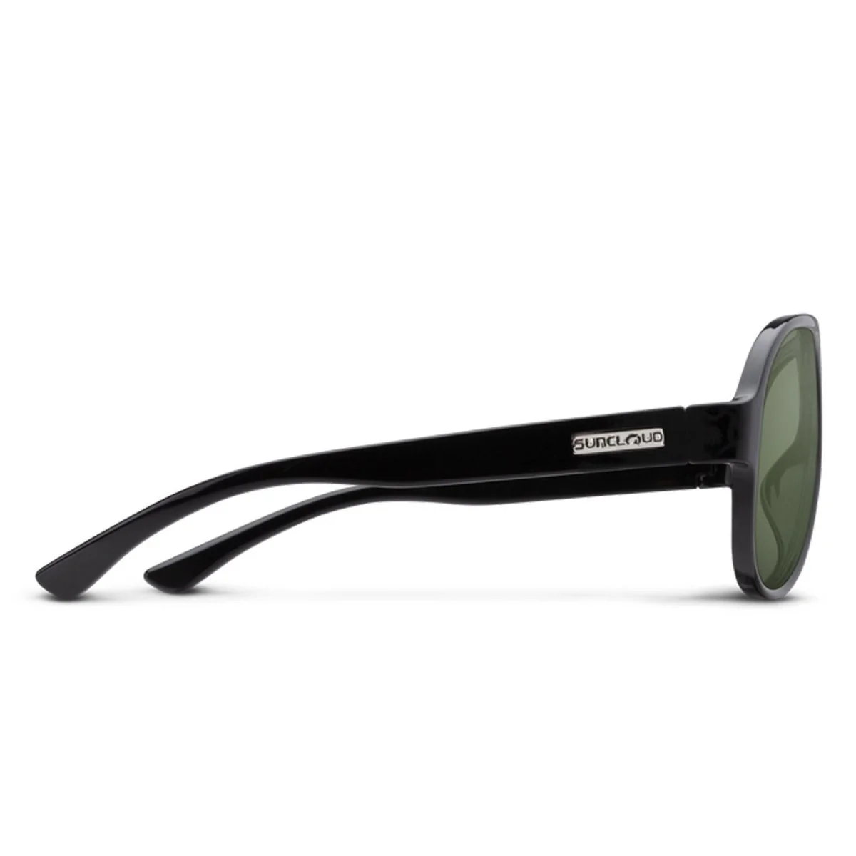 Suncloud Rooney Sunglasses Black/Polarized Gray Green - Image 3