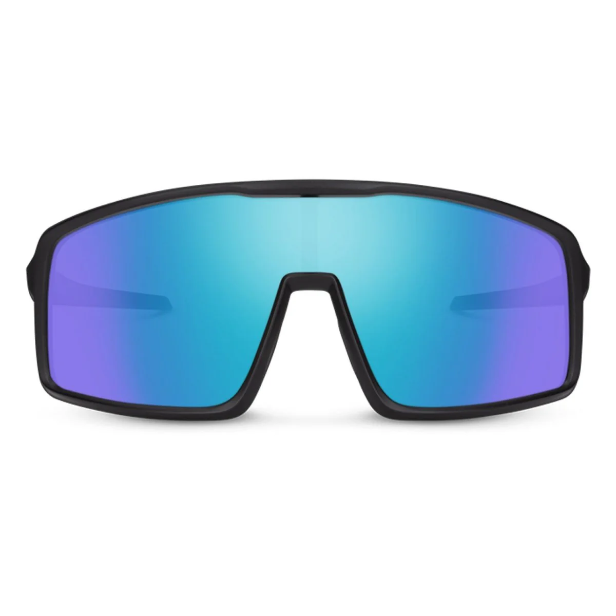 Suncloud Upshot Sunglasses Matte Black/Polarized Blue Mirror - Image 2