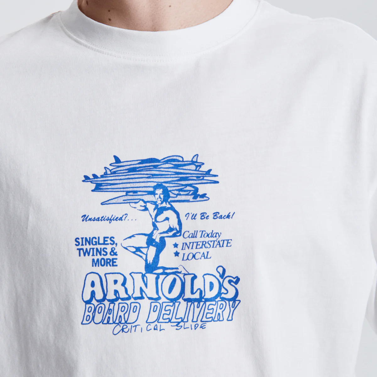 The Critical Slide Society Men's Arnie T-Shirt Vintage White - Image 3