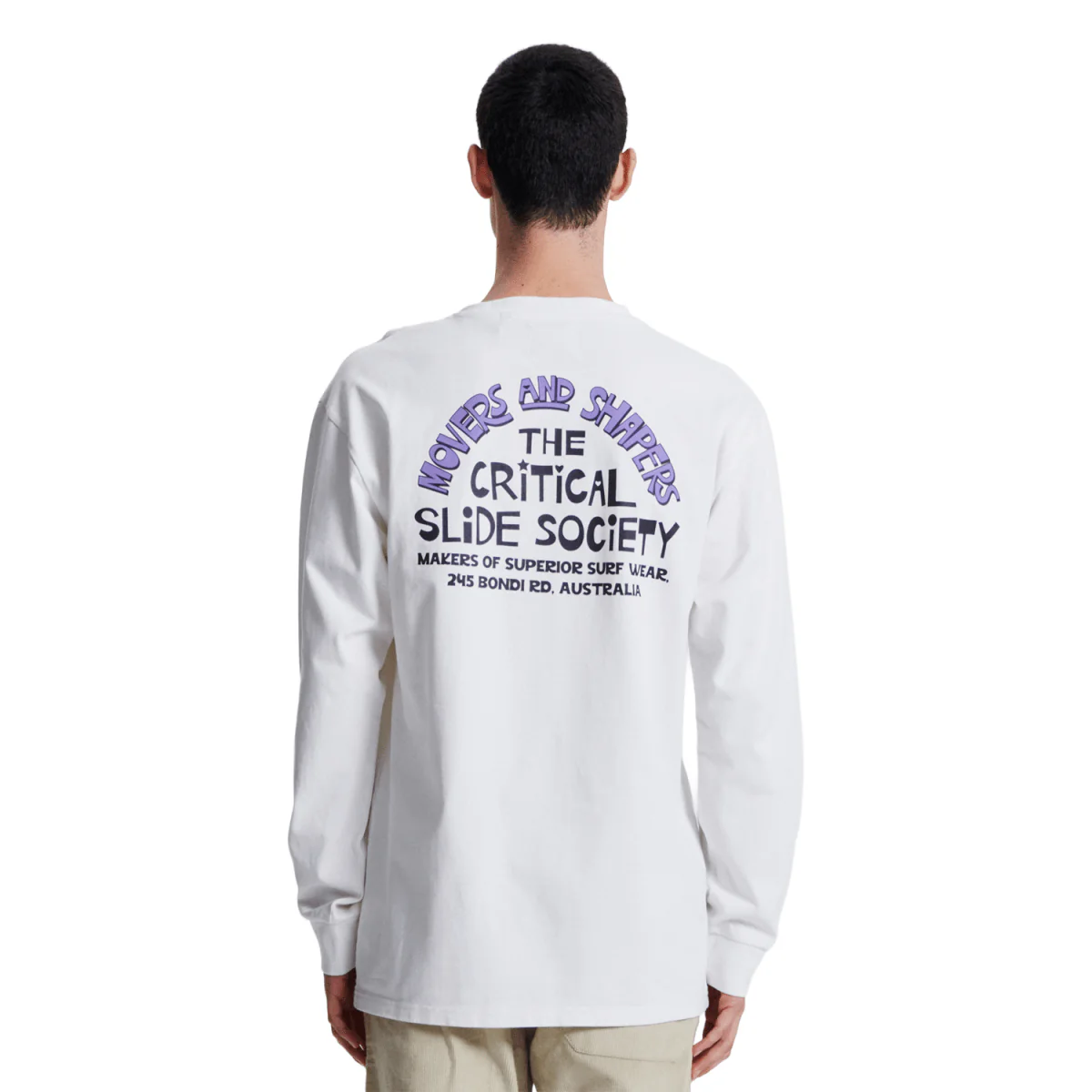 The Critical Slide Society Men's Community L/S T-Shirt Vintage White - Image 2