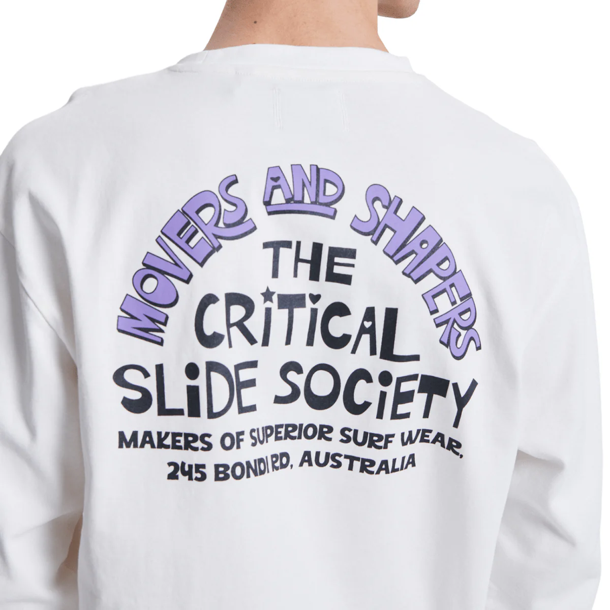 The Critical Slide Society Men's Community L/S T-Shirt Vintage White - Image 4