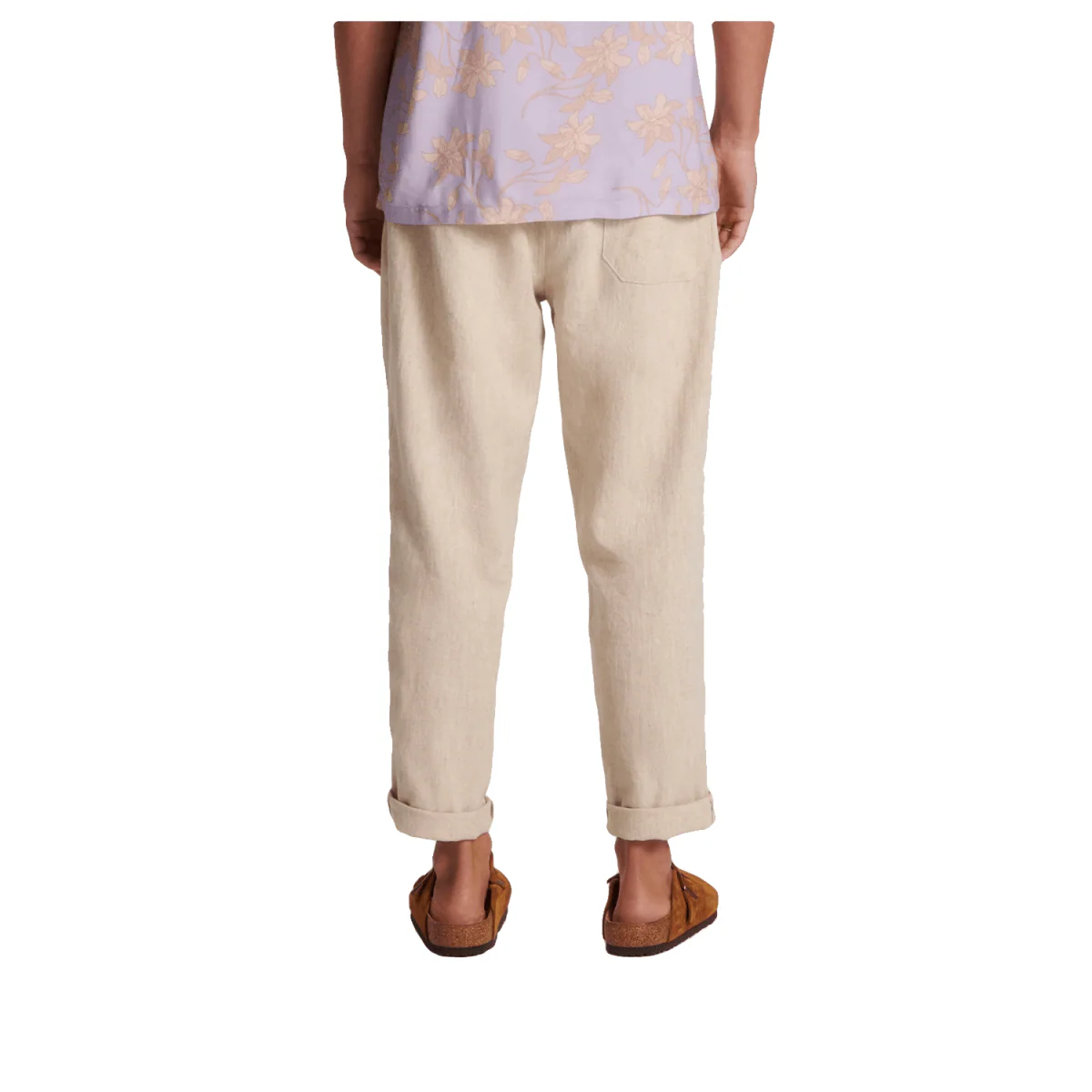 The Critical Slide Society Men's Cruiser Linen Pant Ecru - Image 2