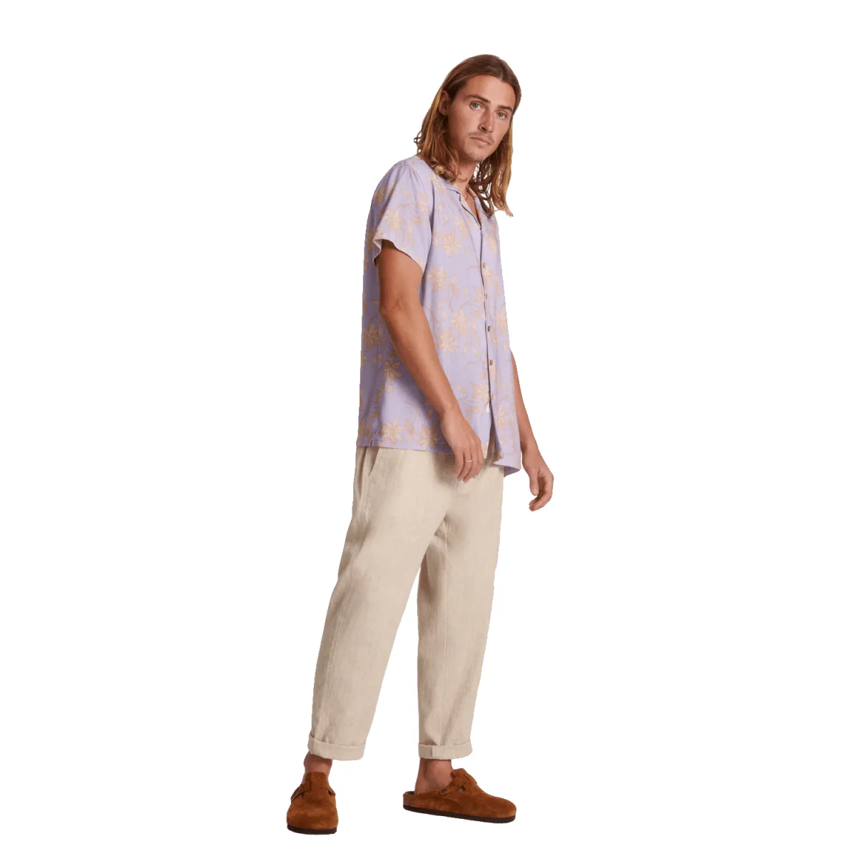 The Critical Slide Society Men's Cruiser Linen Pant Ecru - Image 3
