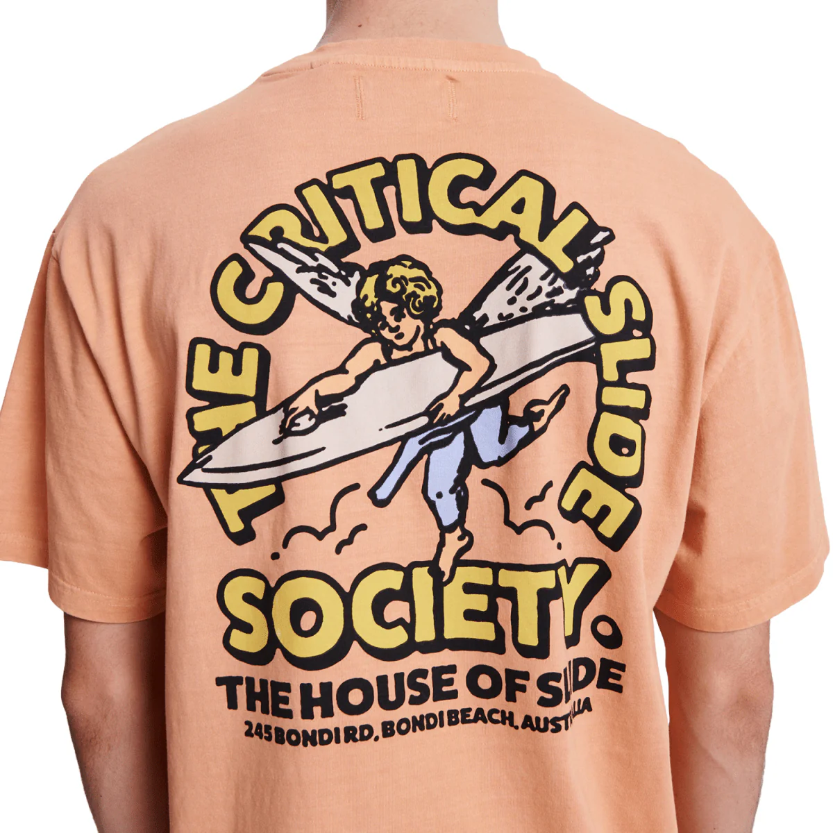 The Critical Slide Society Men's Cupid T-Shirt Dark Peach - Image 4