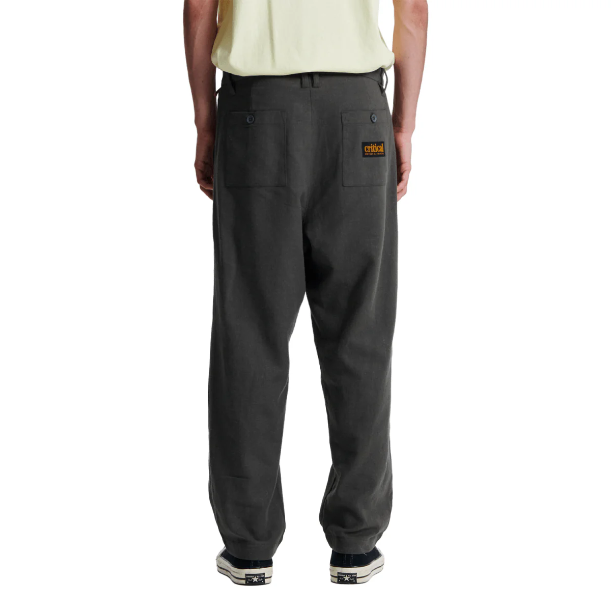 The Critical Slide Society Men's Harro Linen Pant Washed Black 2025 - Image 2