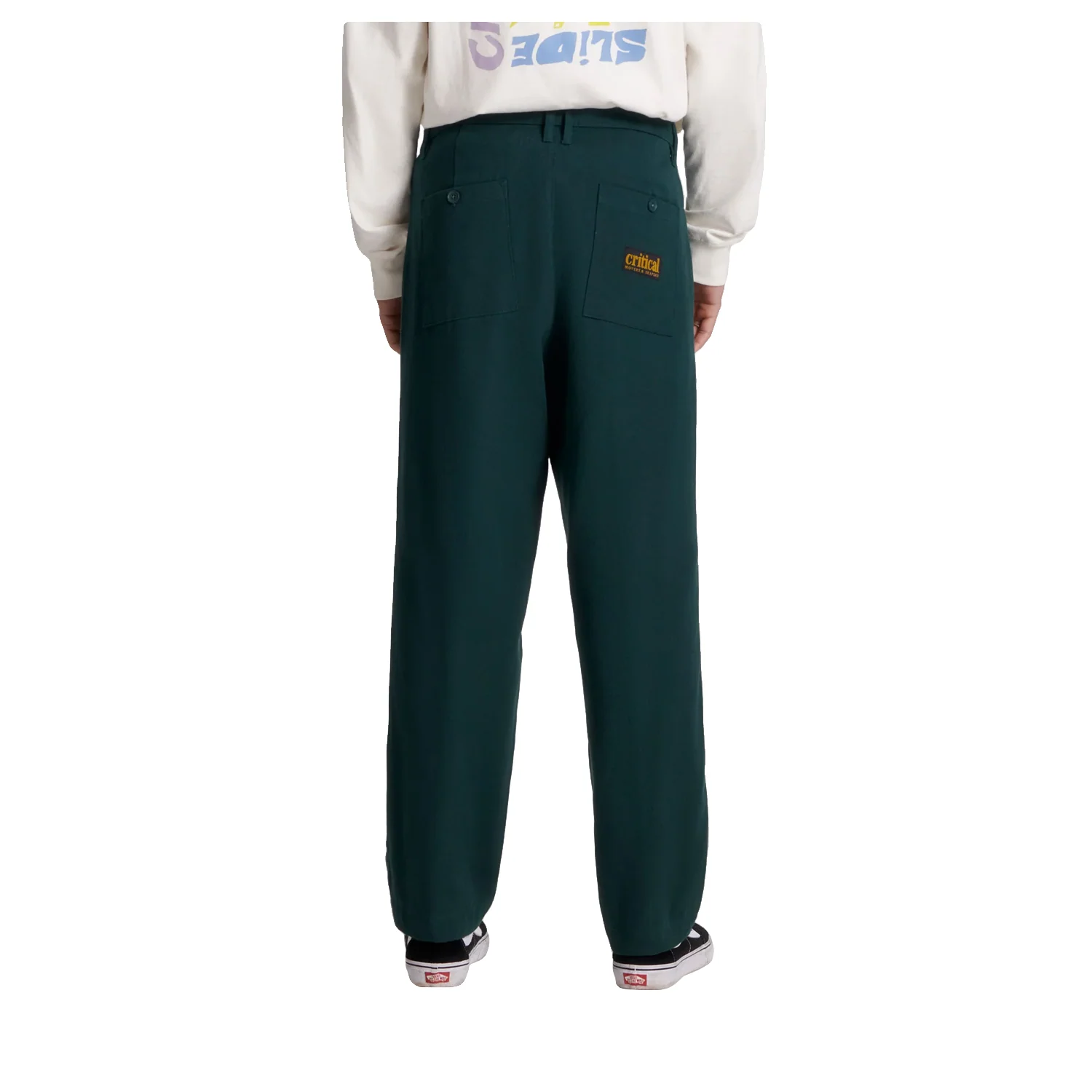 The Critical Slide Society Men's Harro Twill Pant Green - Image 3