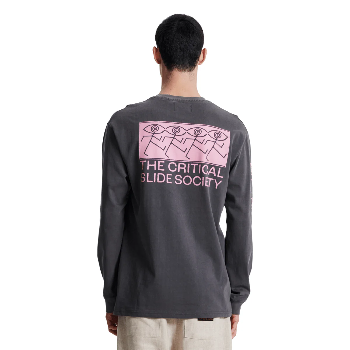 The Critical Slide Society Men's My Guy L/S T-Shirt Ashphalt - Image 2