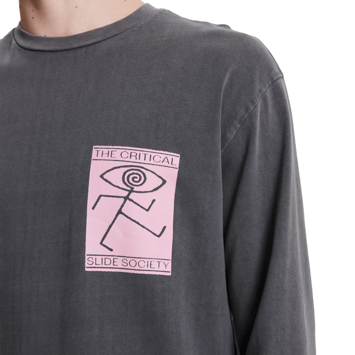 The Critical Slide Society Men's My Guy L/S T-Shirt Ashphalt - Image 3
