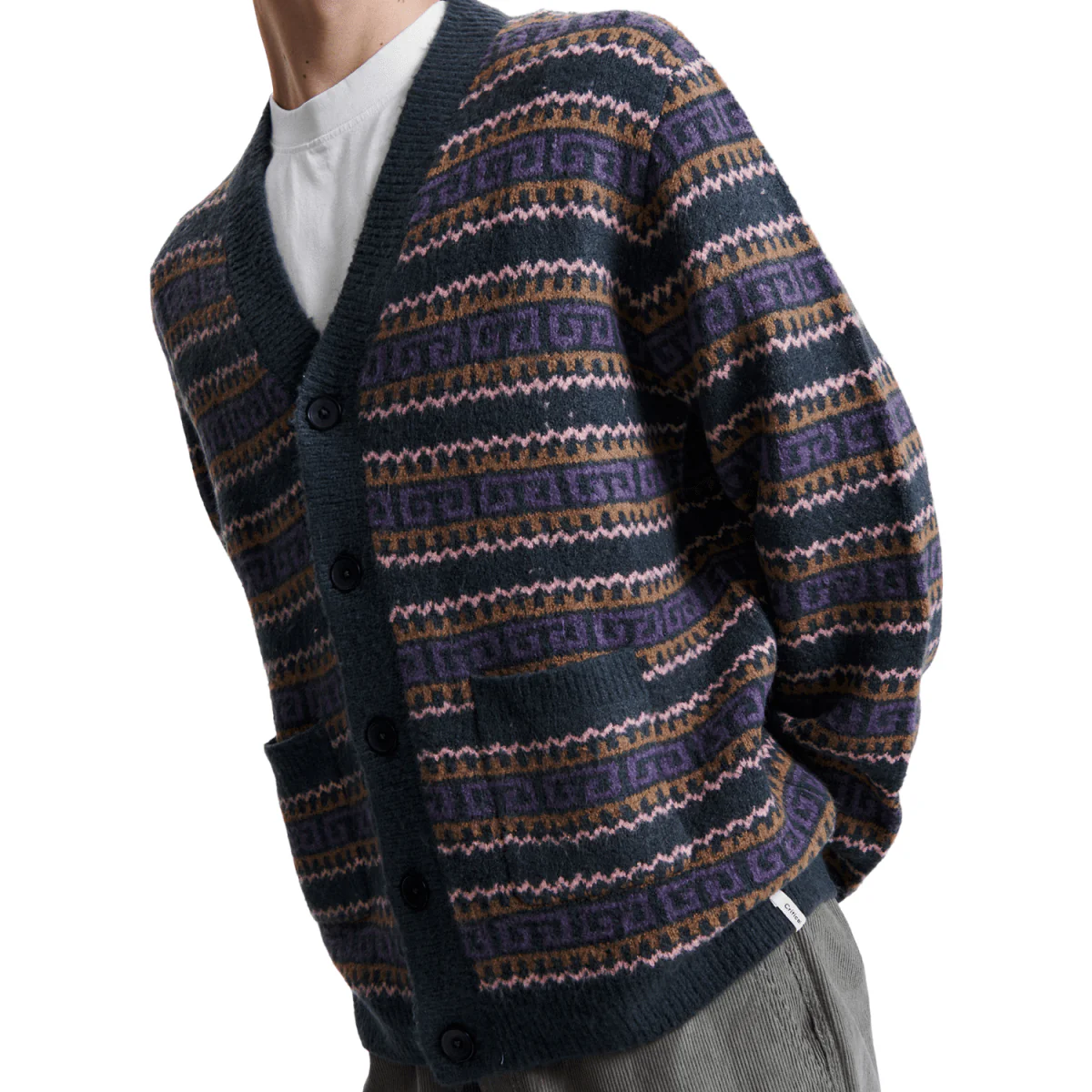 The Critical Slide Society Men's Stoneage Cardigan Black - Image 3