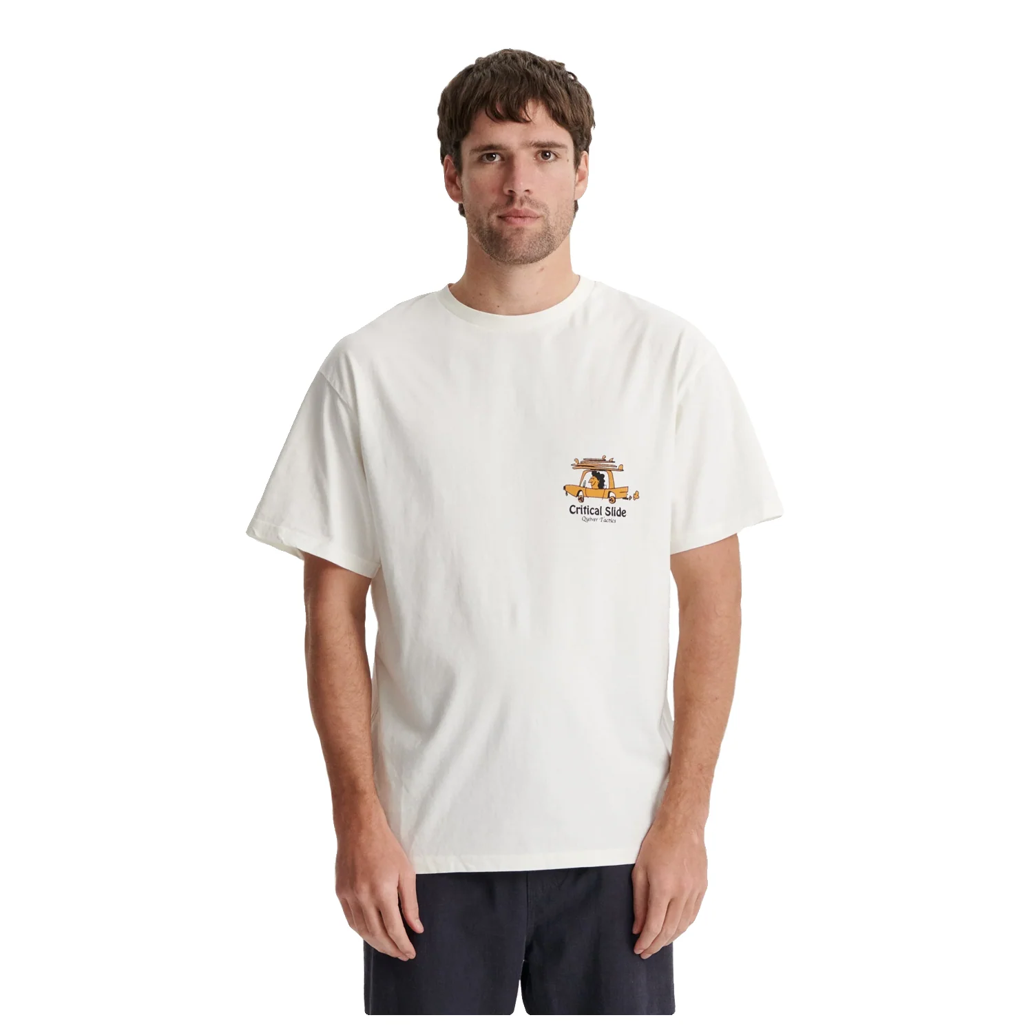 The Critical Slide Society Men's Tactics T Shirt Vintage White - Image 2