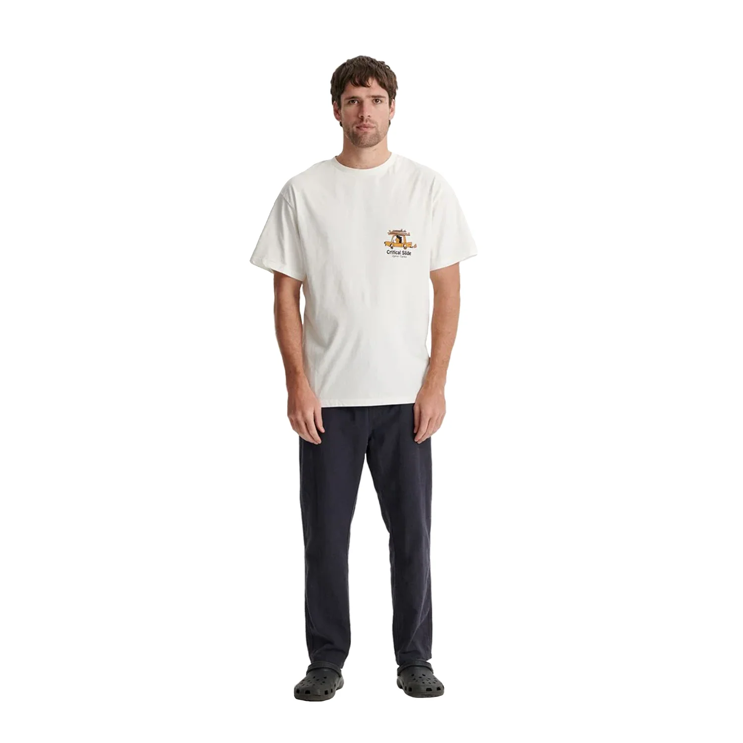 The Critical Slide Society Men's Tactics T Shirt Vintage White - Image 3