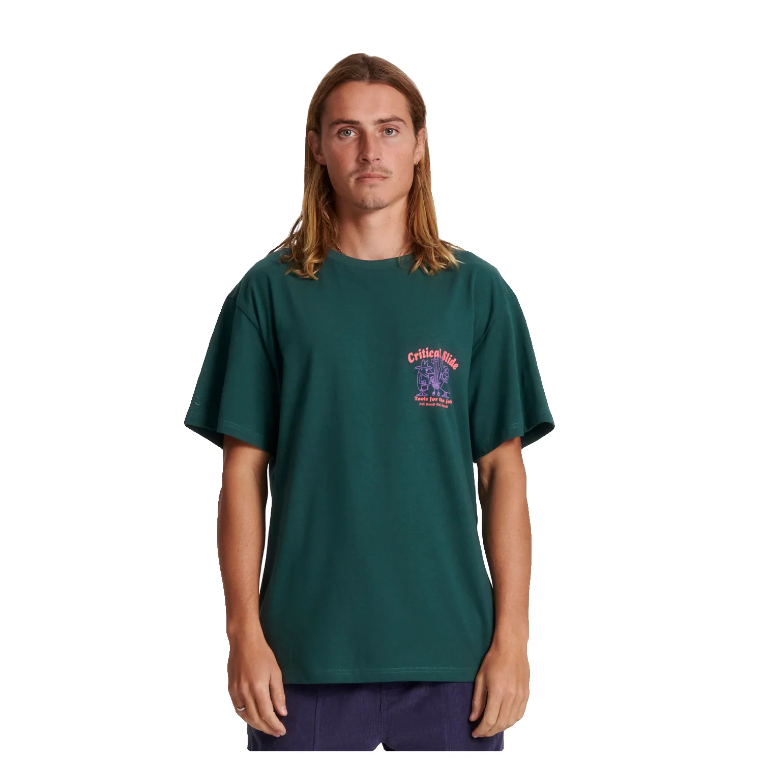 The Critical Slide Society Men's Trollied T Shirt Pine - Image 2