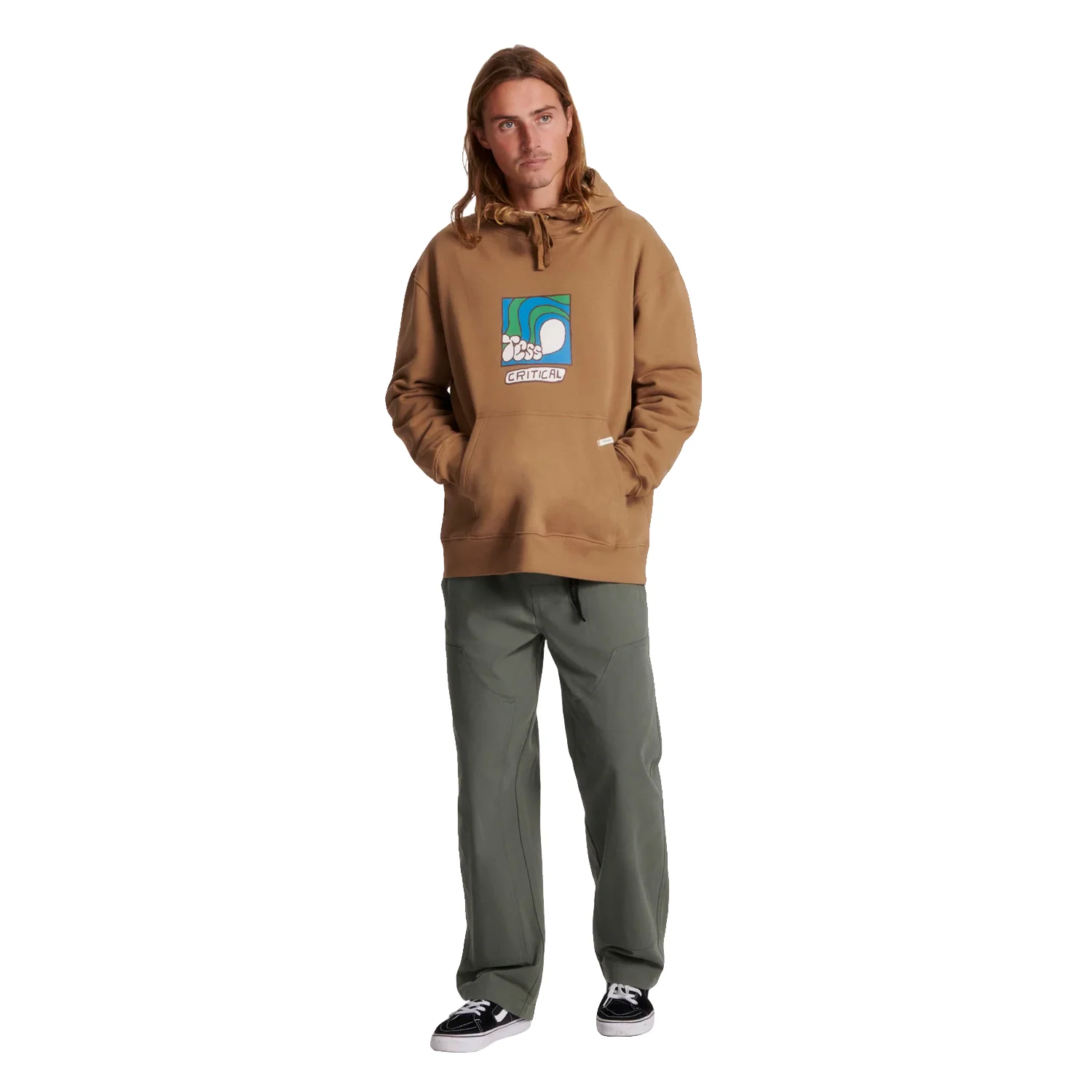 The Critical Slide Society Men's Washroom Hoodie Cinnamon - Image 3