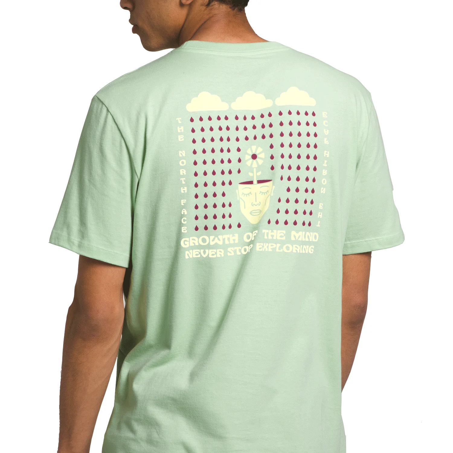 The North Face Brand Proud S/S Tee Misty Sage/Snow - Image 2