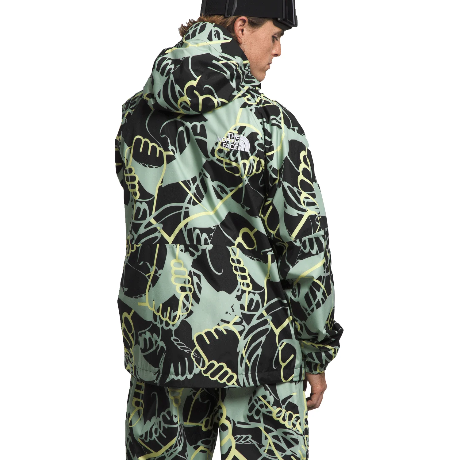 The North Face Build Up Jacket 2024 TNF Black Hands Print - Image 2