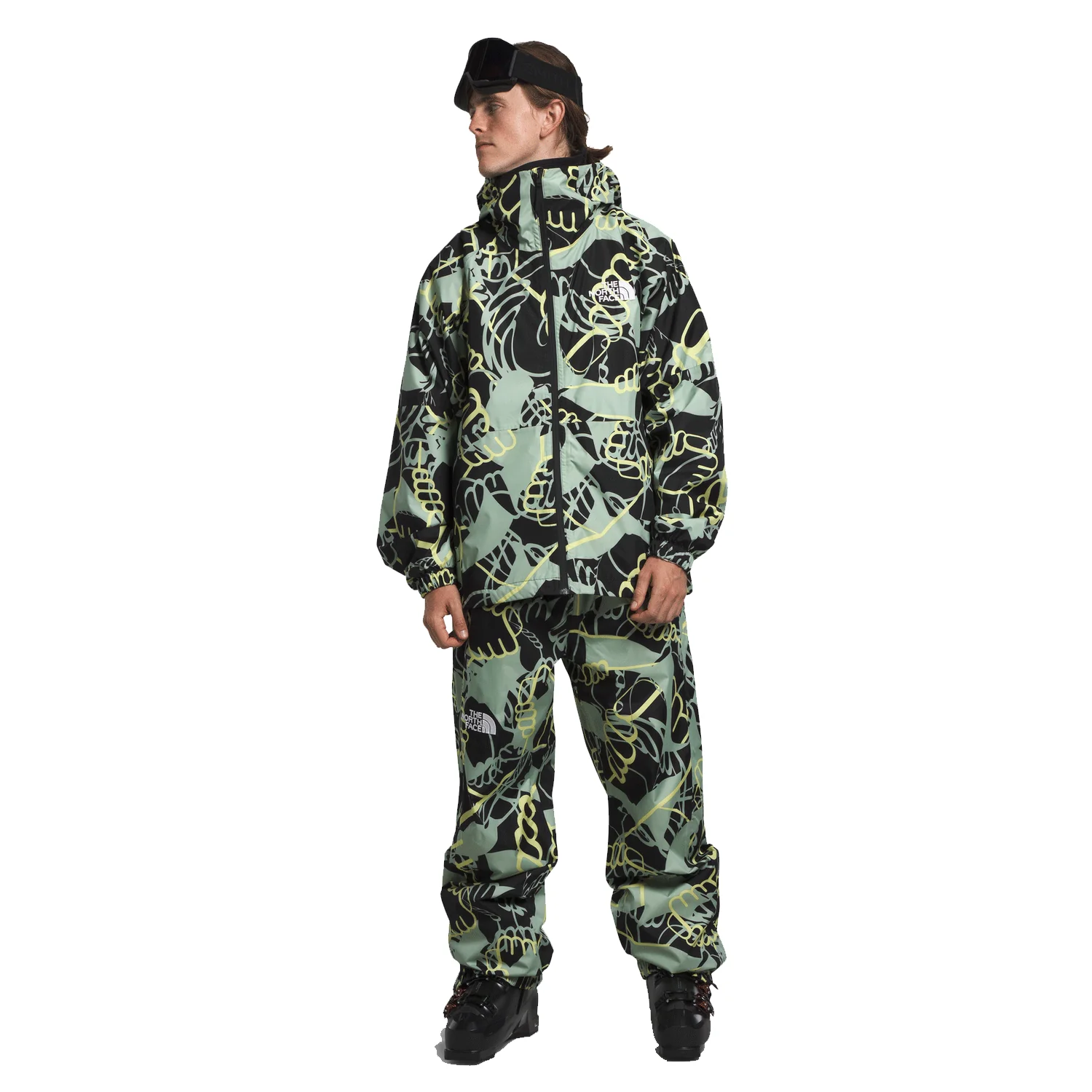 The North Face Build Up Jacket 2024 TNF Black Hands Print - Image 3