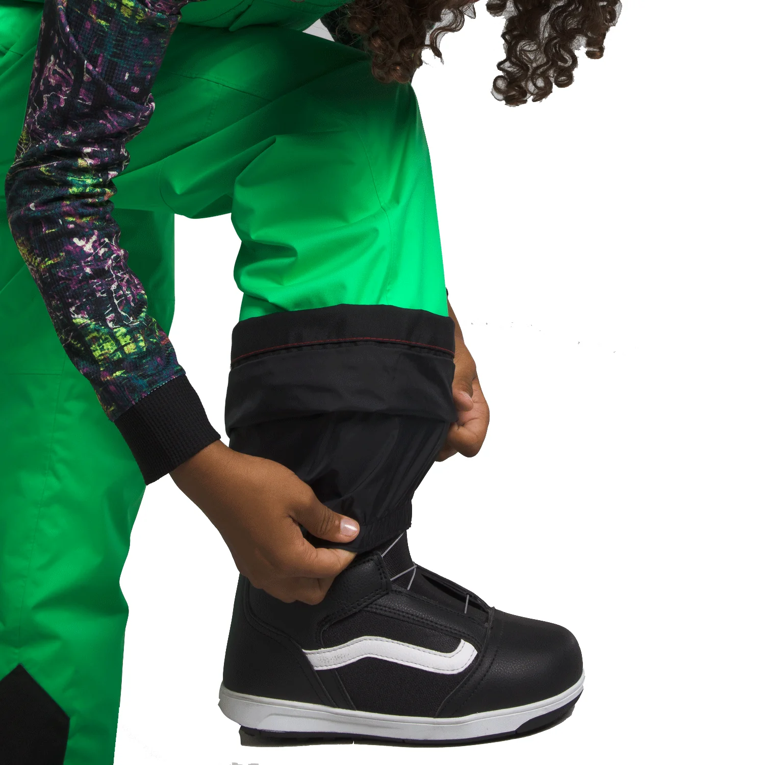 The North Face Kids Freedom Insulated Bib 2024 Chlorophyll Green - Image 3
