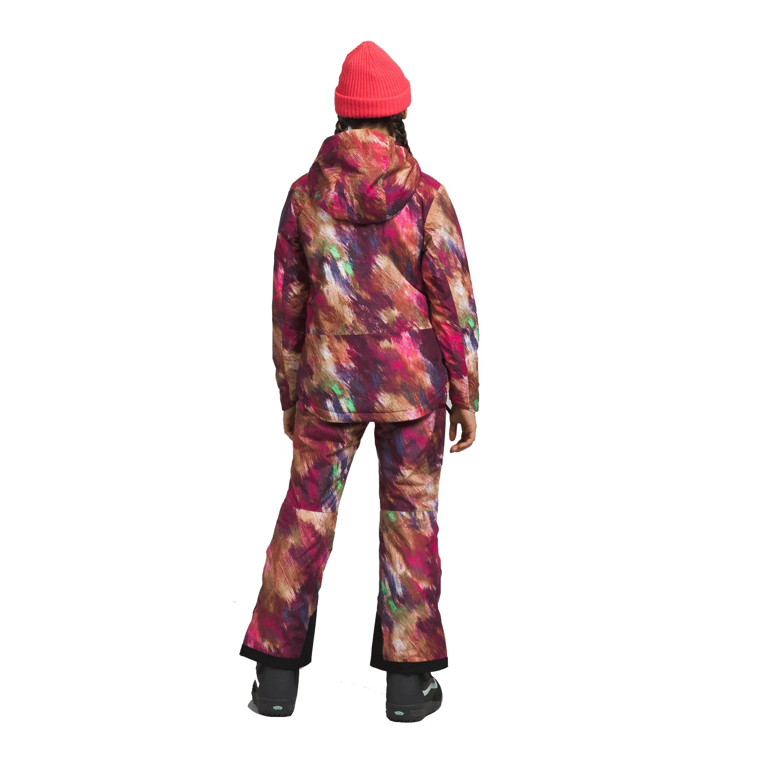 The North Face Kids Freedom Insulated Jacket 2024 Boysenberry Paint Lightening Small Print - Image 4